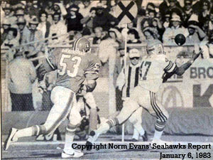Copyright Norm Evans Seahawks Report