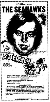 Bitterlich Mini Poster Scanned from Seattle-PI Newspaper Archives