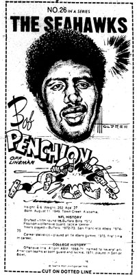 Penchion Mini Poster Scanned from Seattle-PI Newspaper Archives