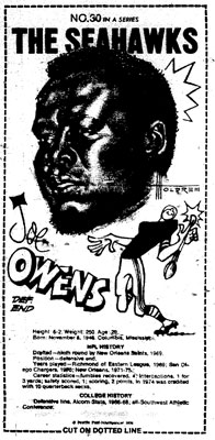 Owens Mini Poster Scanned from Seattle-PI Newspaper Archives