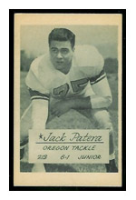 Jack Patera vintage football card