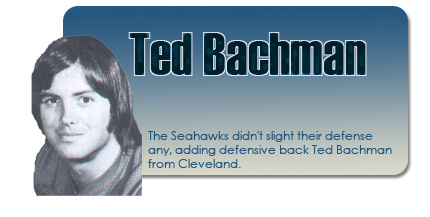 Ted Bachman, Seattle Seahawks