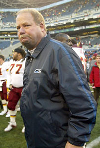 Mike Holmgren after a loss in 2002